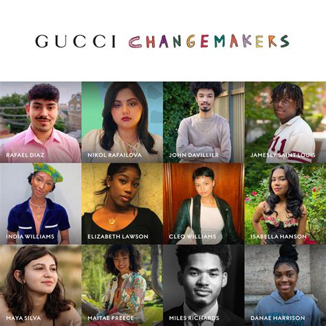 gucci changemakers 2023|Gucci changemakers scholarship fund.